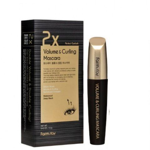 Туш для вій FarmStay Volume & Curling Mascara з ефектом об'єму і підкручування 12г 8809551952040 фото